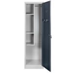 Metāla saimniecības skapis Mega-M J-50/P pelēks/ grafīta priekšpuse P-50 cm D-50 cm A-180 cm skrūvējams N