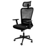 Grozāms biroja krēsls Furvero Norma BP/A1D/L1D/H1D melns N