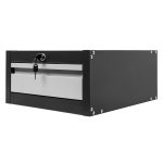 Instrumentu skapis Mega-M darba galdiem 1 atvilktne P-37 cm x D-48,6 cm x H-19 cm sistēma 01 grafīts/pelēka priekšpuse N