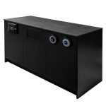 Kafijas automāta skapis tip-on slim-line virsma Mega-M H-92 cm L-154 cm G-60 cm melns N