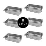 GN trauks Mega-M 1/1 530x325x100 (komplekts 6 gab.) N