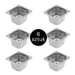GN trauks Mega-M 1/6 176x162x100 (6 gab. komplekts) N