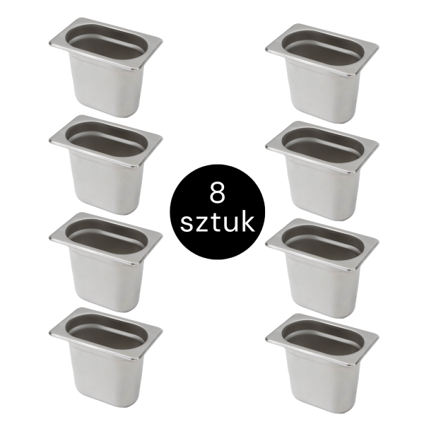 GN trauks Mega-M 1/9 176x108x150 (komplekts 8 gab.) N