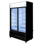 Aukstuma vitrīna Mega-M RICO i112 S-112 cm G-61 cm H-197 cm bīdāmās durvis N