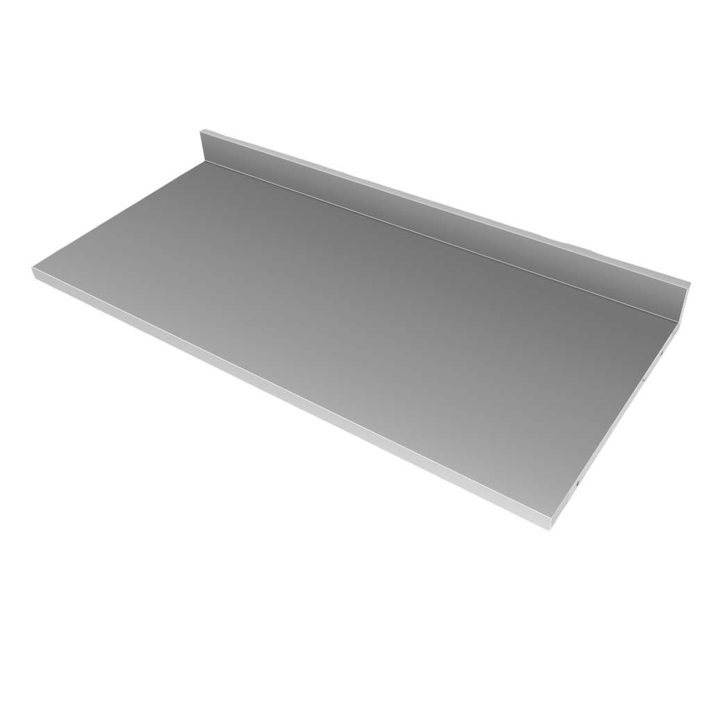 23122025694a75a448651.jpeg Nerūsējošā tērauda darba virsma pie sienas S-150 cm G-70 cm N - Image 1