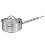 Augsts gastronomijas katliņš ar vāku Mega-M PRO 3l r. 18 cm x h 10 cm N