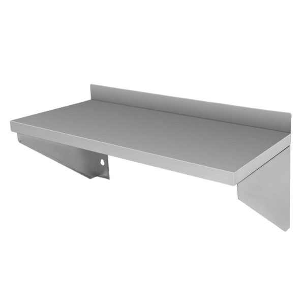 Nerūsējošā tērauda vienslāņa sienas plaukts Mega-M S-60 cm G-30 cm N
