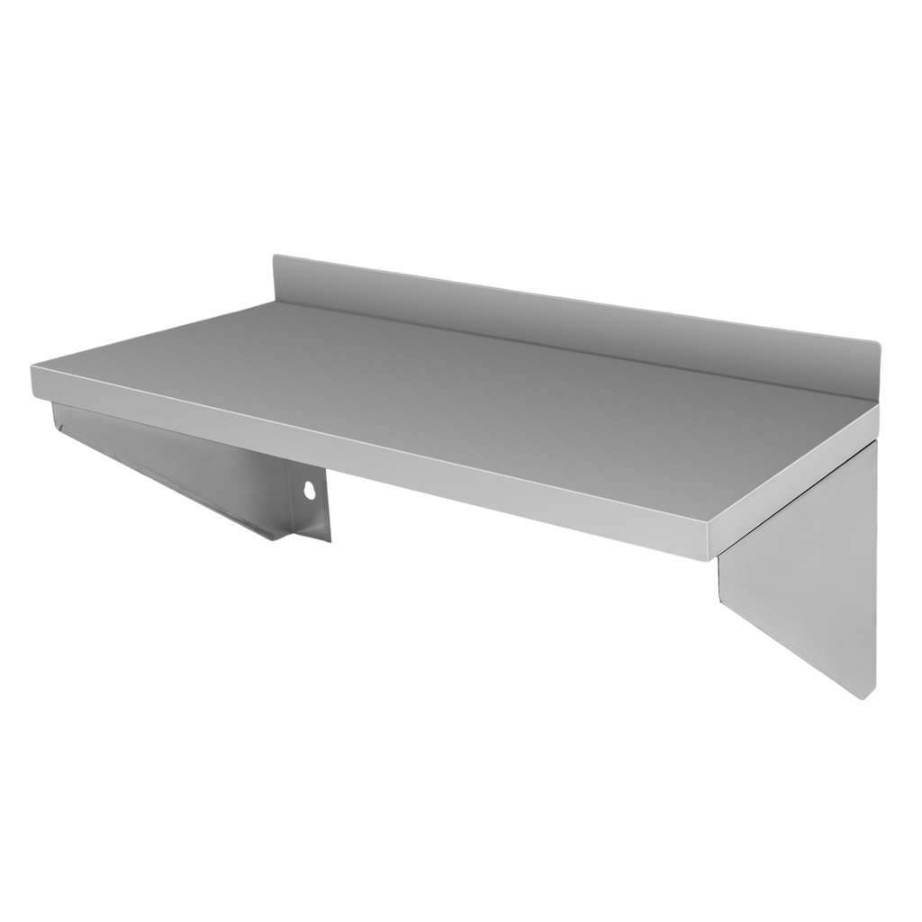 23122025694a75d27c0d2.jpeg Nerūsējošā tērauda vienslāņa sienas plaukts Mega-M S-60 cm G-30 cm N - Image 1