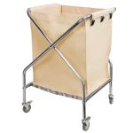 Viesnīcas veļas ratiņi Mega-M S-62 cm G-60 cm H-95 cm bēšs N
