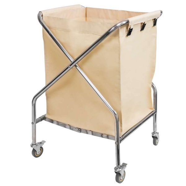 Viesnīcas veļas ratiņi Mega-M S-62 cm G-60 cm H-95 cm bēšs N