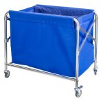 Viesnīcas veļas ratiņi Mega-M S-86 cm G-65 cm H-80 cm zils N