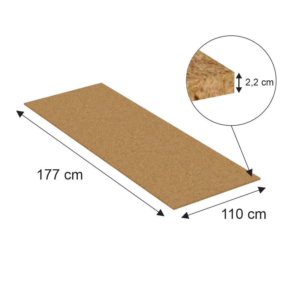 23122025694a760603ab9.jpeg Plaukta plāksnes pildījums Mega-M L-177 cm G-110 cm H-2.2 cm N - Image 1