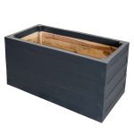 Koka puķu pods krāsots antracīta krāsā Mega-M H- 74 cm L- 120 cm G- 60 cm N