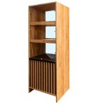 Maizes un konditorejas izstrādājumu plaukts Mega-M H-180 cm L-60 cm G-60 cm kraft ozols N