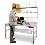 Iepakošanas galds 200cm ar regulējamu augstumu - Image 2